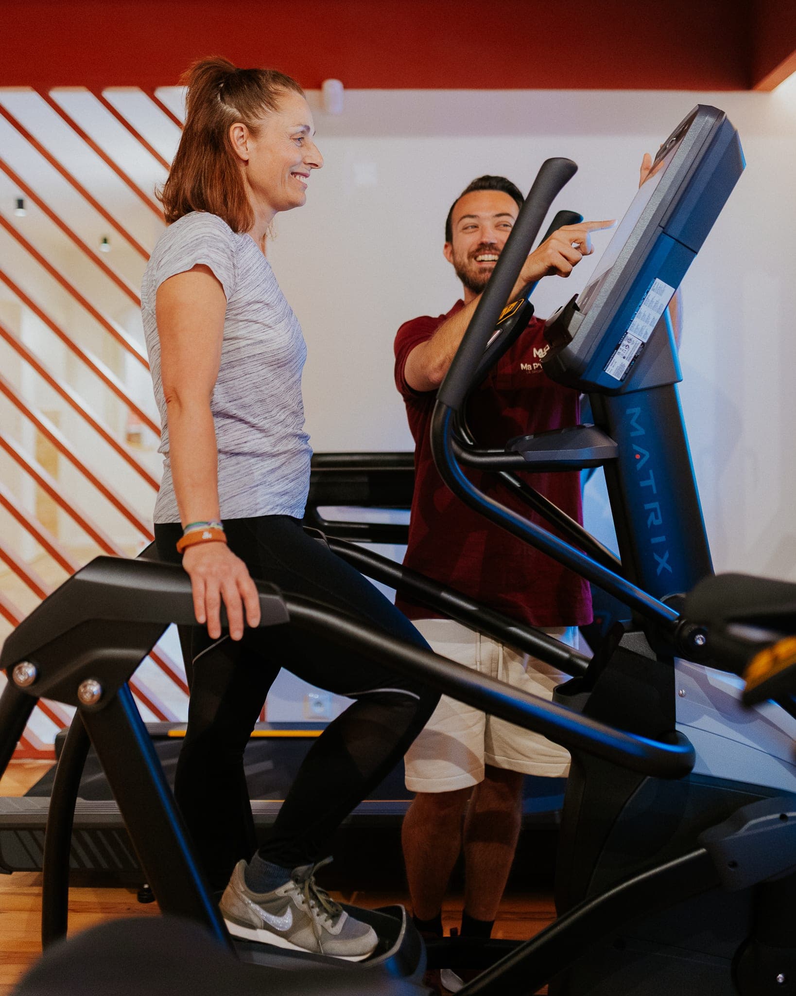 Accompagnement sur machine EGYM